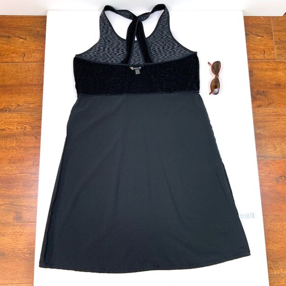 Smartwool Willow Lake Tank A-Line Dress In Black/Space Dye Sz L - Picture 14 of 16